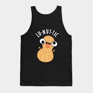 Lu-nut-ic Funny Peanut Puns Tank Top